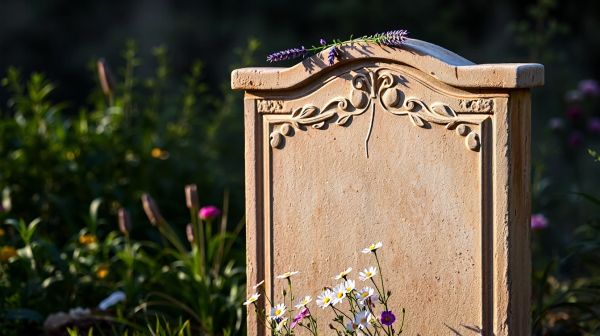 Créez une plaque funéraire unique pour honorer vos proches